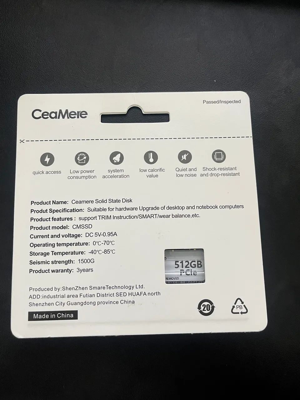 SSD M2 NVME 512 GB - Foto 2