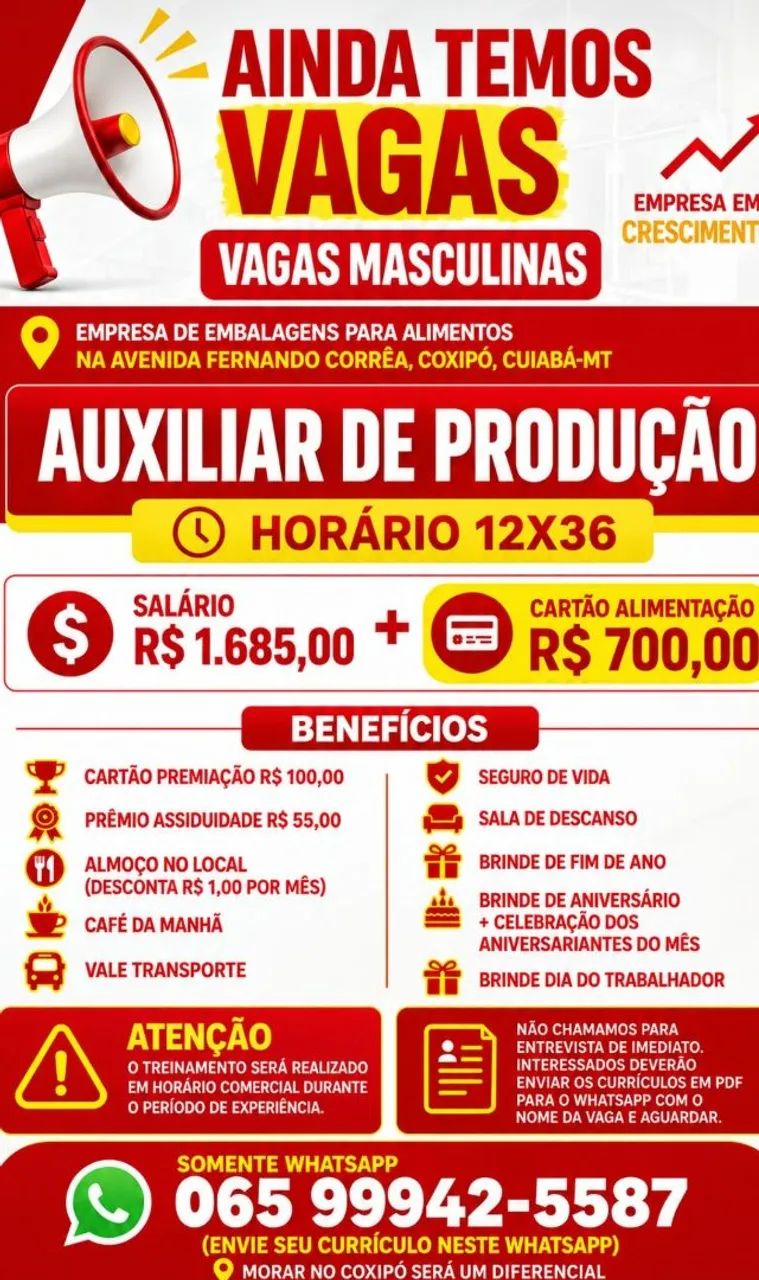 Venha fazer parte da nossa equipe imediato - Foto 2