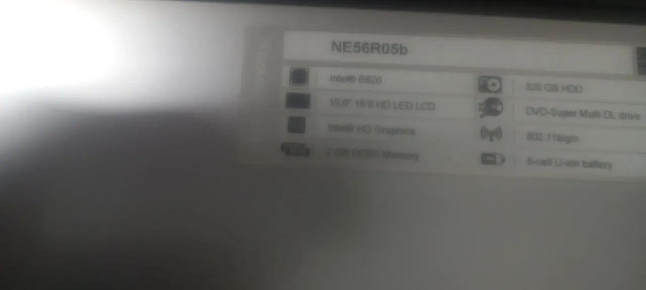 Notebook Gateway NE56R05B  - Foto 2