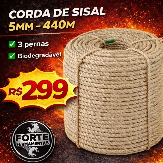 CORDA DE SISAL 5mm-440m