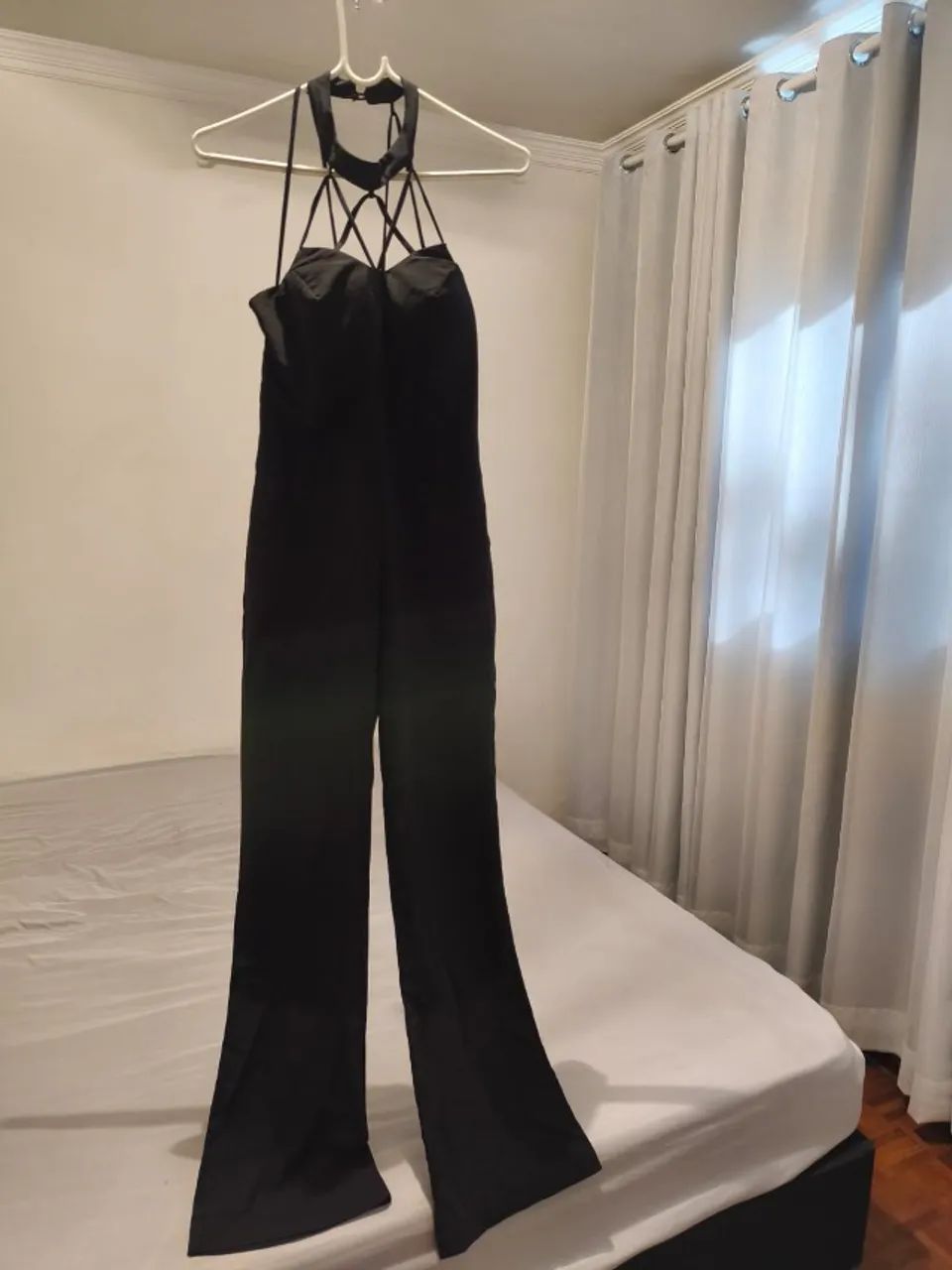 Macacão preto alfaiataria