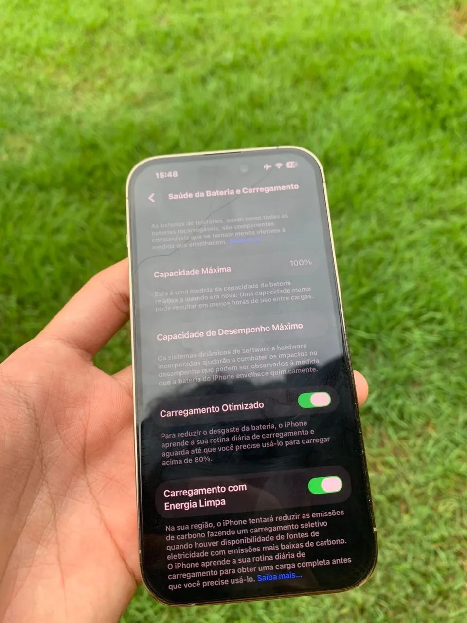 Iphone 14 pro 256gb BATERIA ORIGINAL!!! - Celulares e Smartphones
