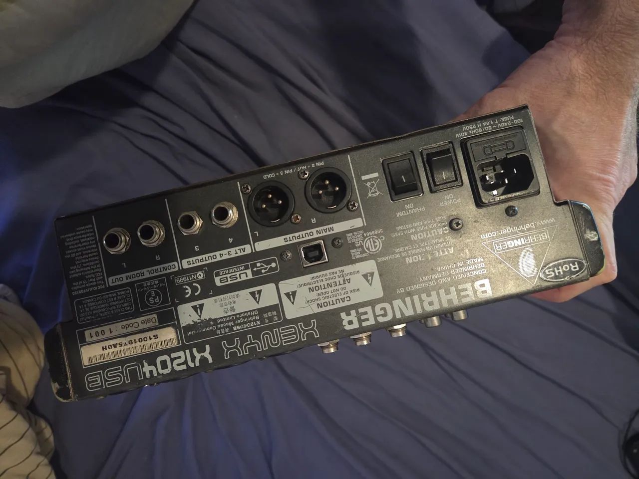 Mesa Behringer Xenyx x1204 usb - Foto 3