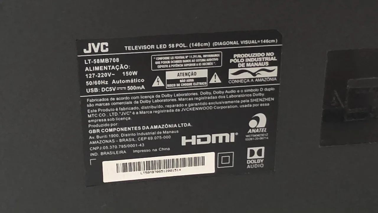 TV 58 polegadas JVC - Foto 3