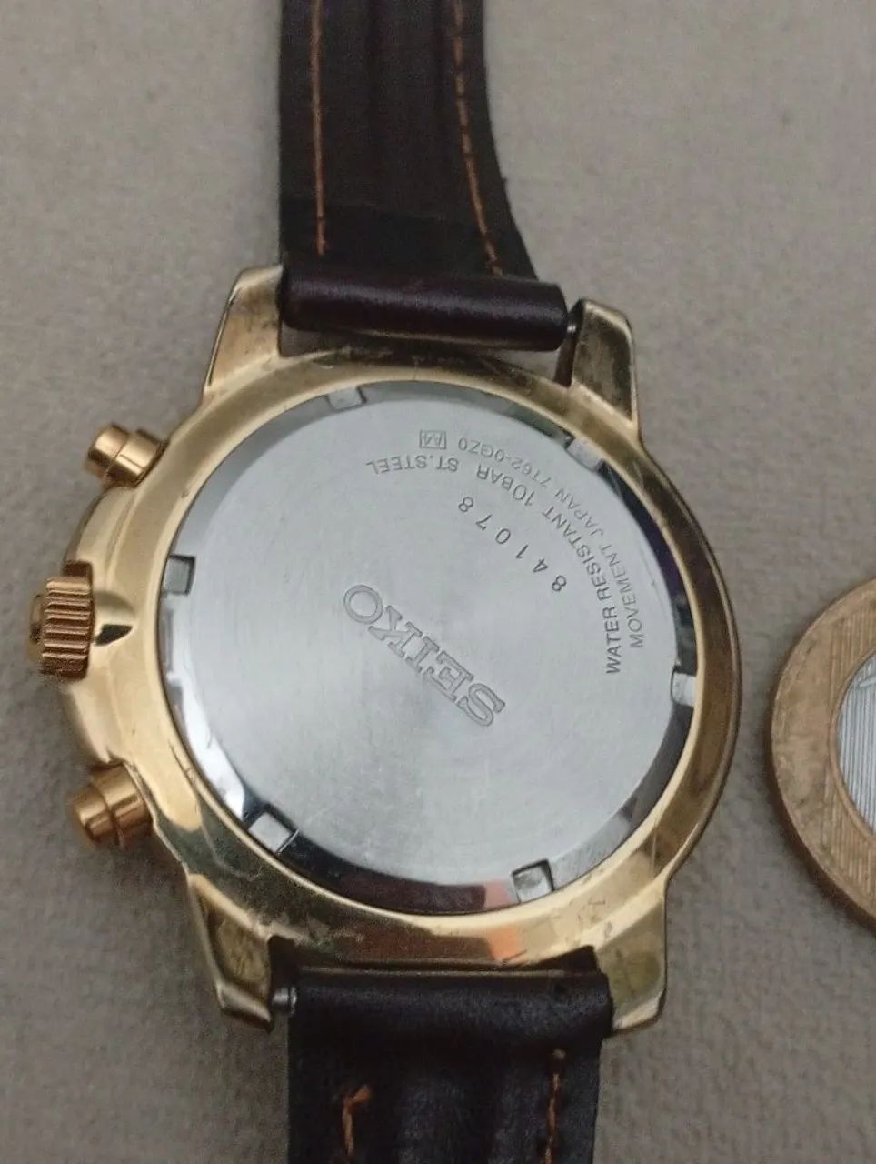Relógio Seiko cronógrafo, alarme  - Foto 4