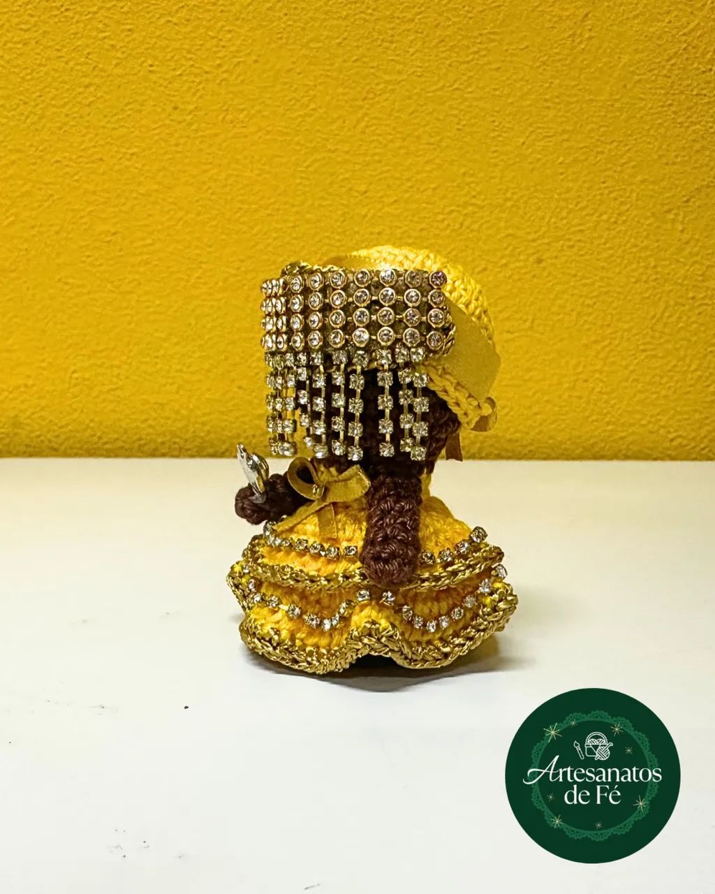 Amigurumi Crochê Oxum - Orixás Umbanda - Foto 2