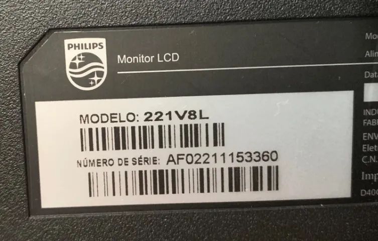 Monitor 21.5 Led Philips 221V8L HDMI (2 UNIDADES) - Foto 3
