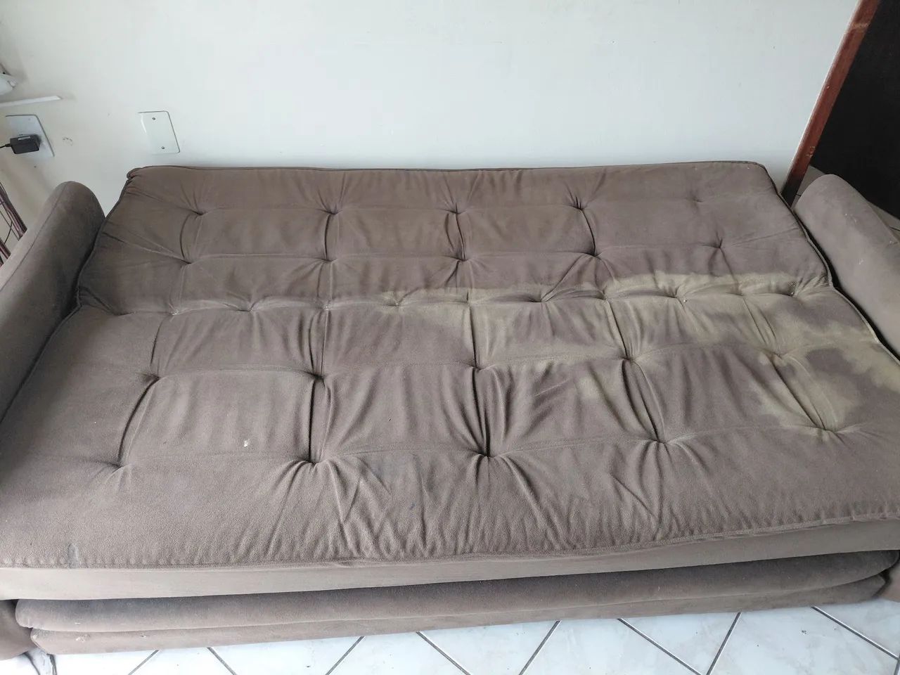 Sofá cama com auxiliar 