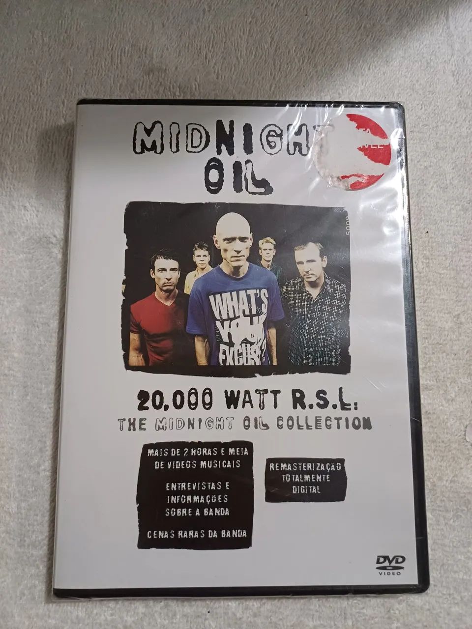 DVD Midnight Oil Collection 20.000 Watt R.s.l. Lacrado Fábrica