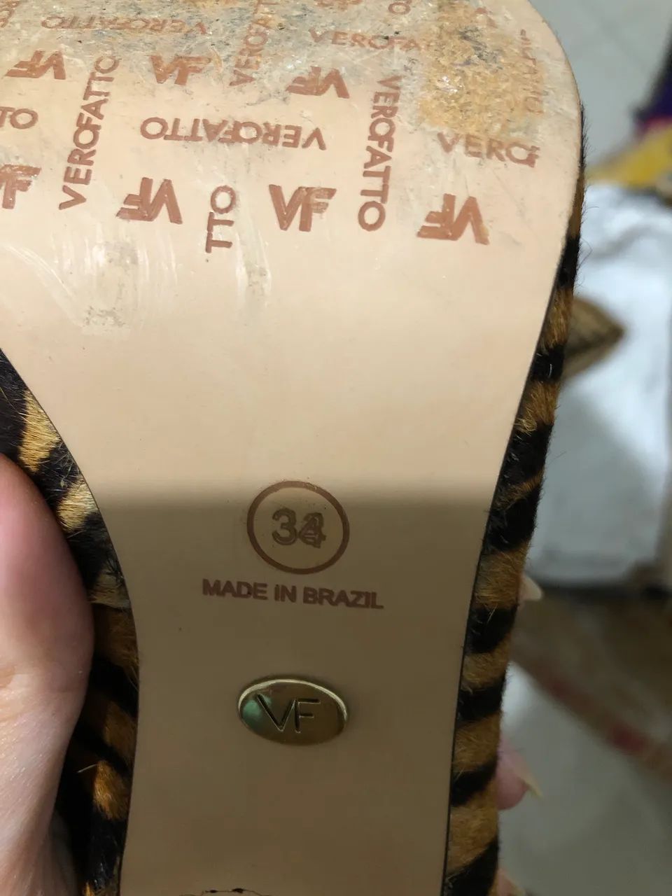 Vendo Scarpin de couro zebra  - Foto 2