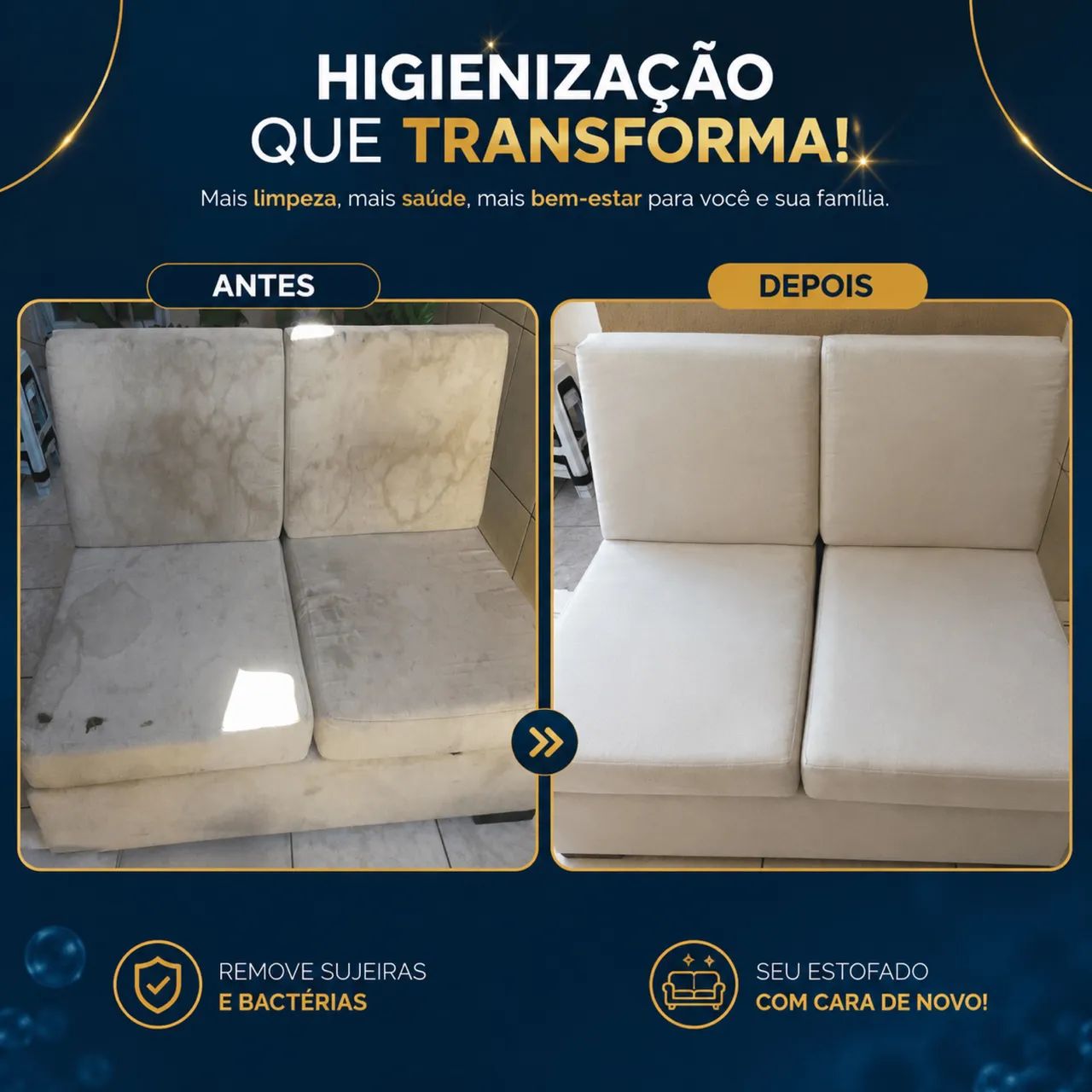 Limpeza de Sofá 