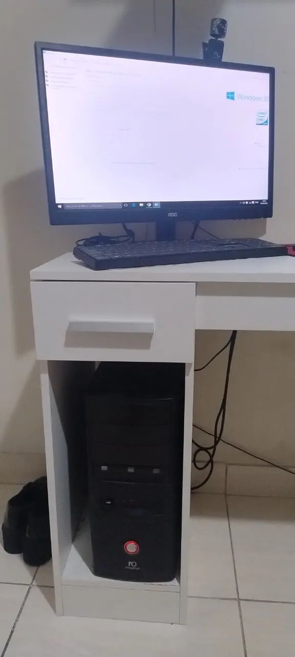 computador i5 com 16gb e monitor novo de 24 polegadas