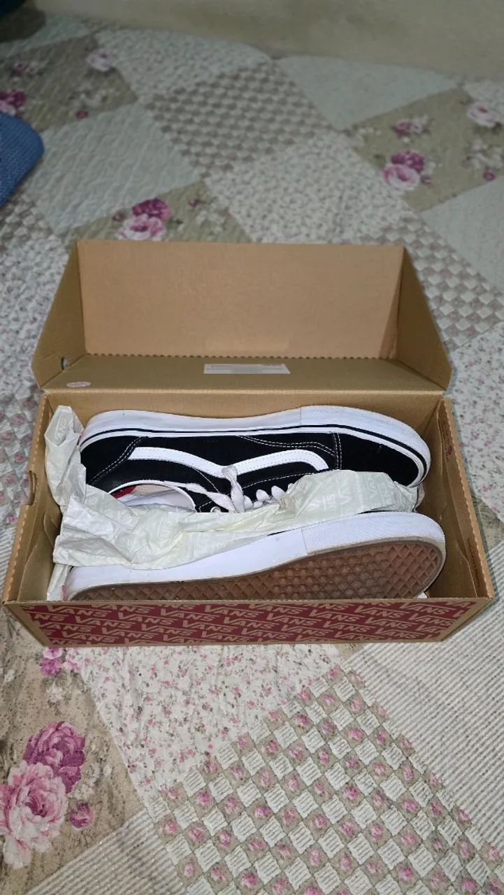 Vans Old Skool Black White - Original (Tam. 45) - Foto 5