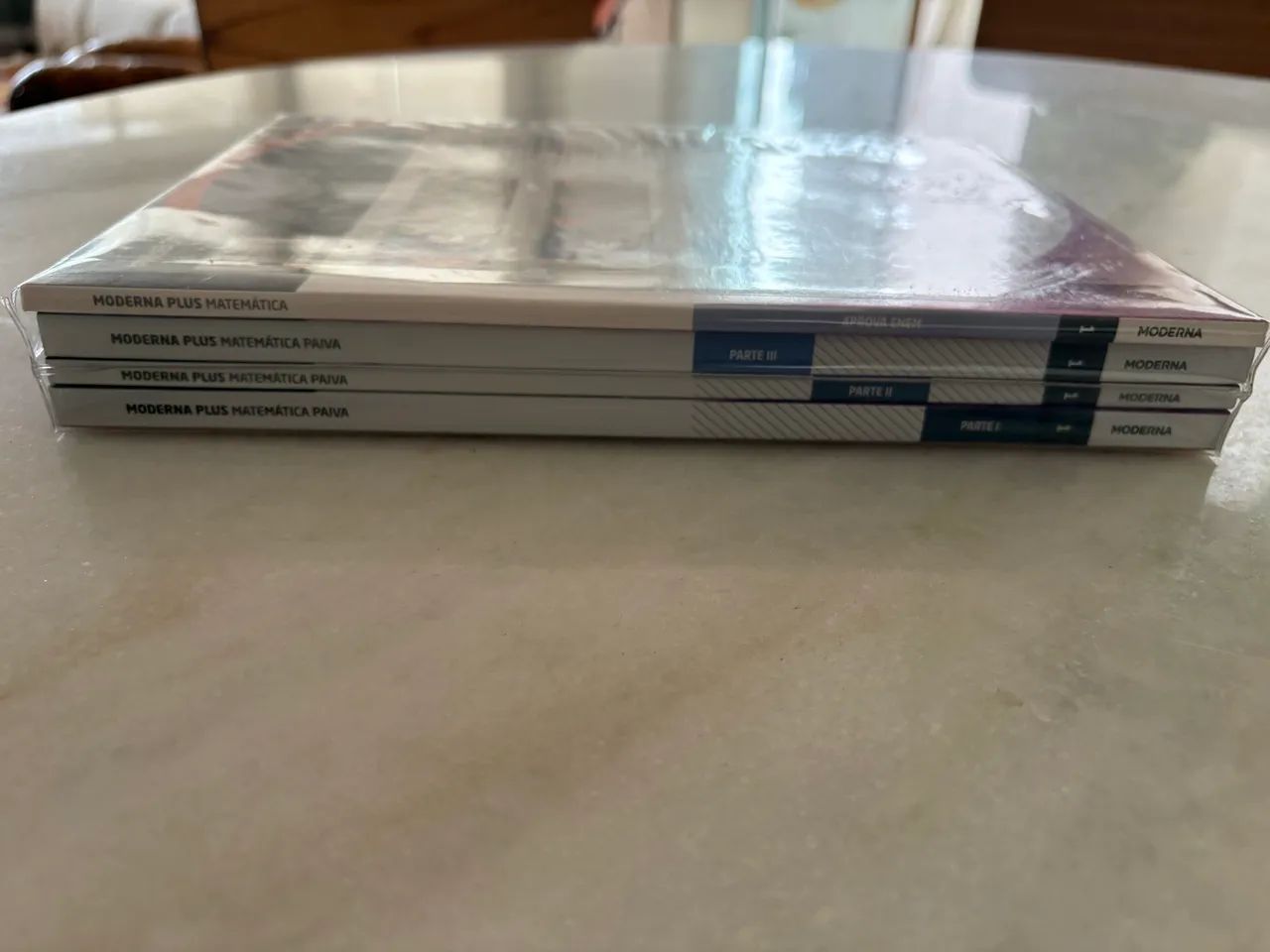 Coleção Moderna Plus Matemática 1 - Manoel Paiva - 4 Livros - Estado de Novo - Foto 2