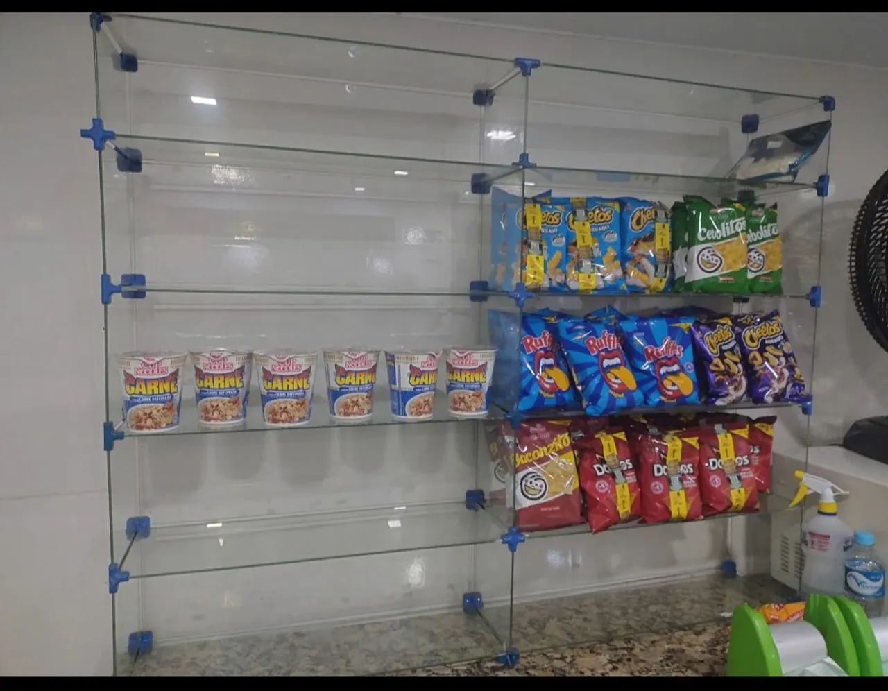 Vitrine expositora 2 unidades 