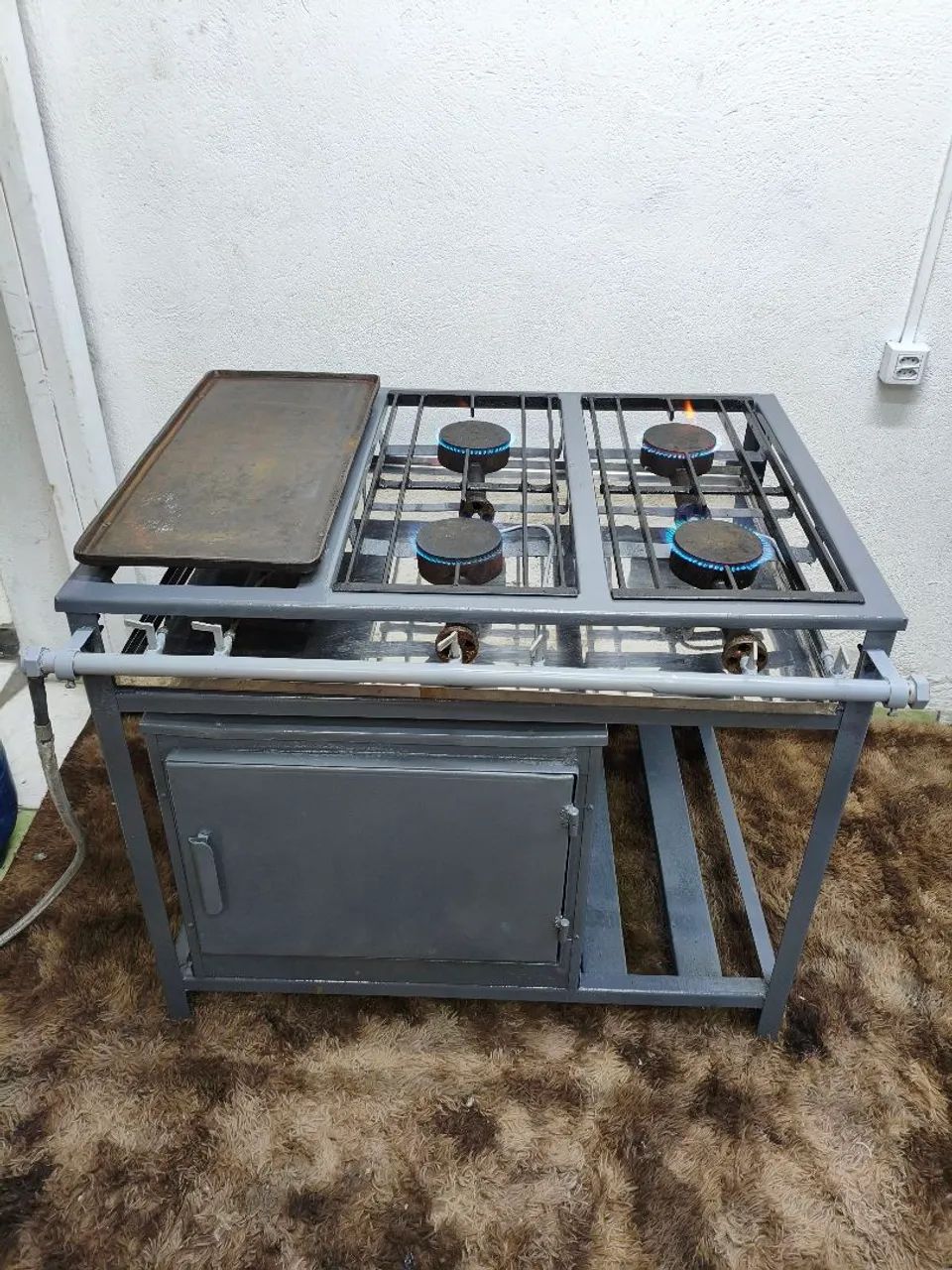 Fogão industrial com Chapa e forno Venâncio - Foto 5