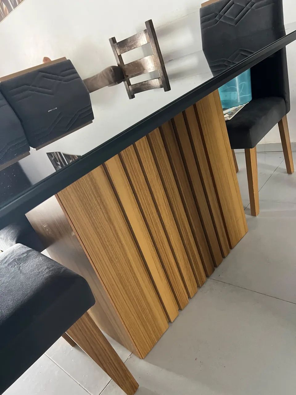 Mesa de janta de 6 cadeira - Foto 2