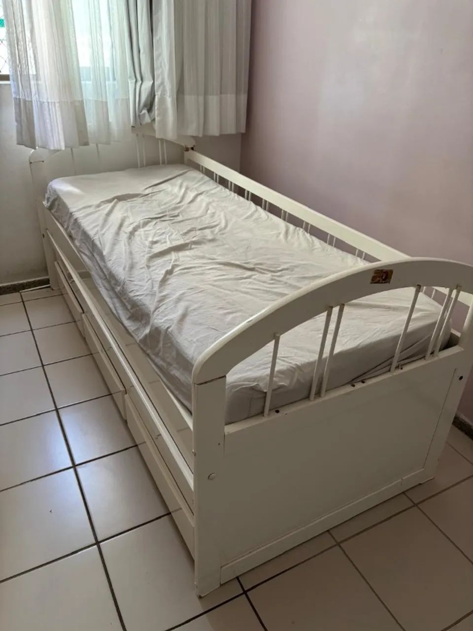 Cama bicama com 3 gavetas na bicama da loja Quarto Crescente - Foto 3