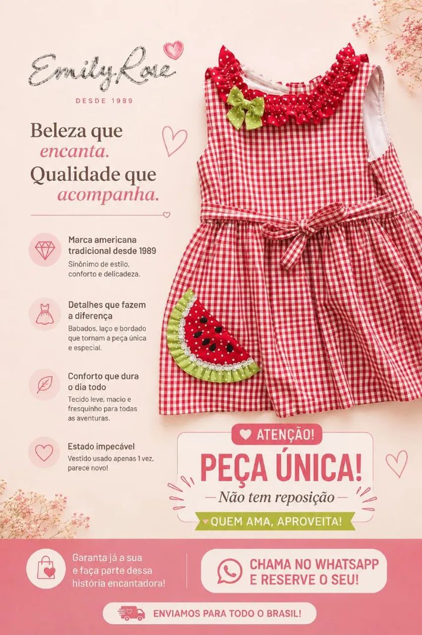 ? VESTIDO EMILY ROSE ORIGINAL | R$ 159 - Foto 2
