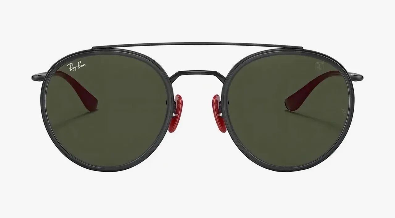 Óculos de sol Ray-Ban Round Scuderia Ferrari Collection - Foto 4