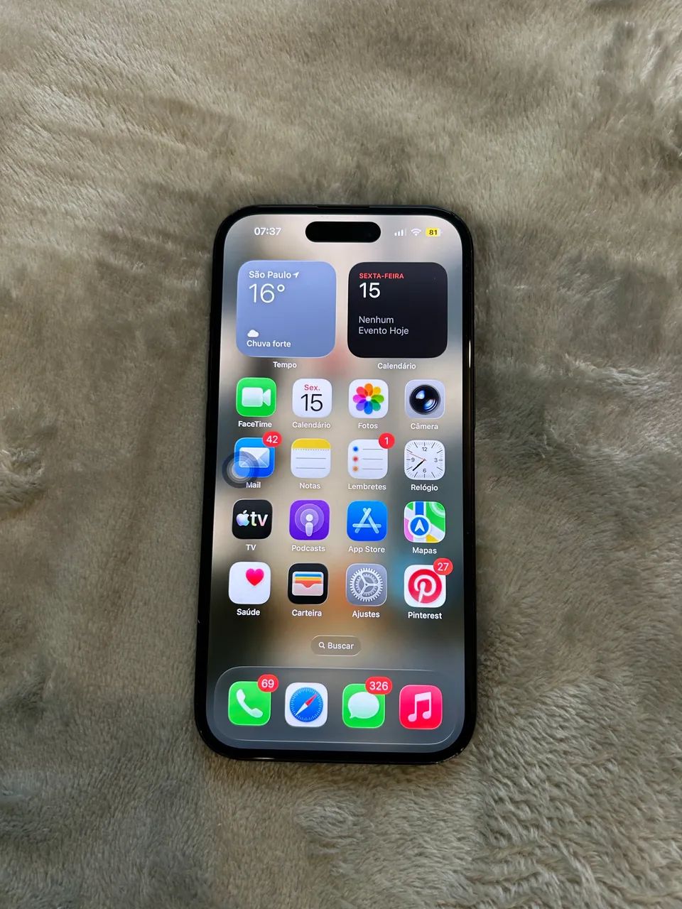 iPhone 15 - 128G Preto - Celulares e Smartphones - Jardim dos