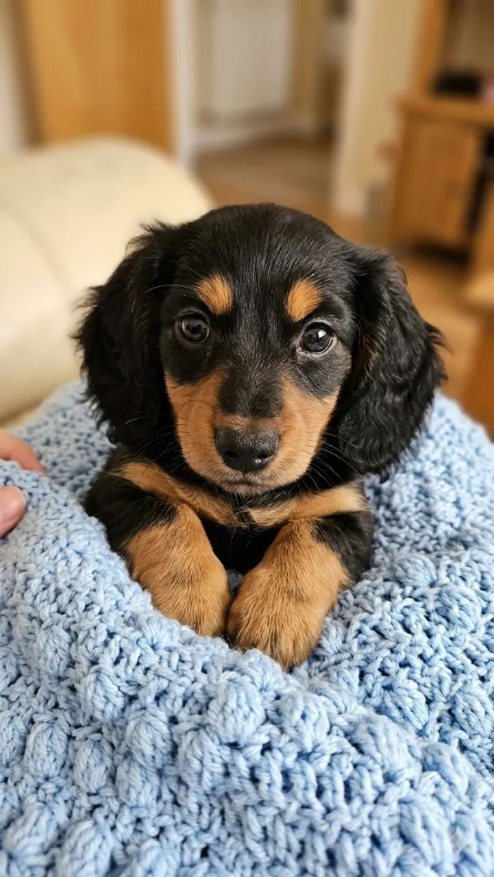 Dachshund Teckel Basset pelo longo macho  - Foto 2