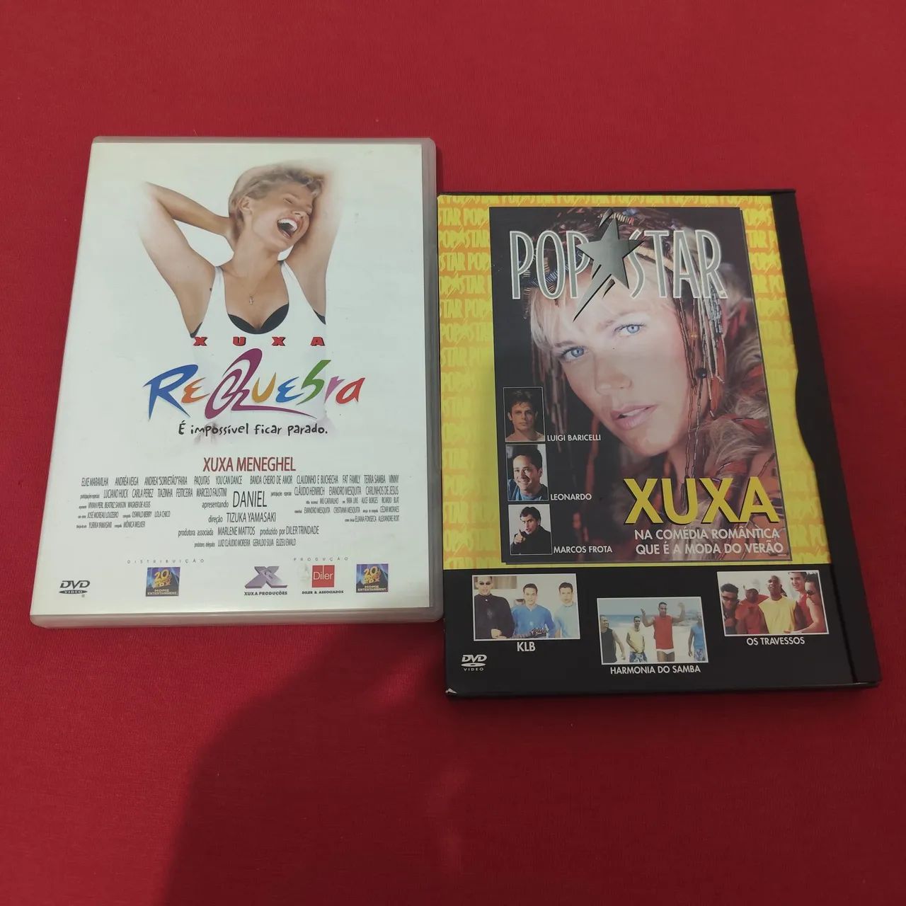 DVD Xuxa Requebra e Xuxa Popstar - Original