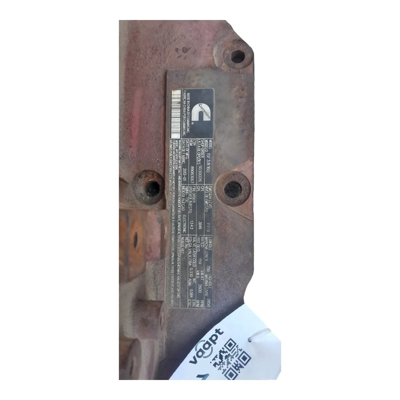 Capa Seca Do Motor Volks 8160 E11 - Foto 7