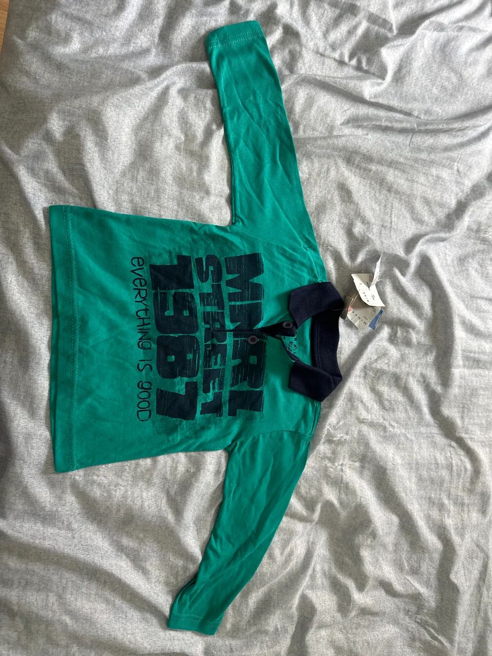 Camiseta Marisol verde TAM 1 P manga Longa 