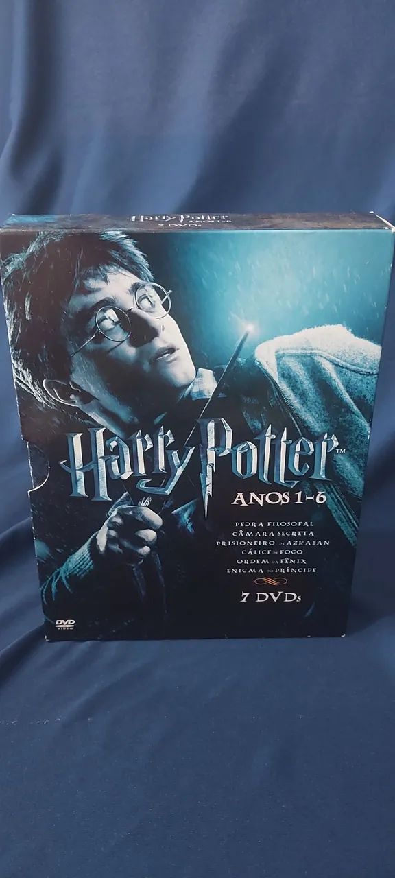 Box DVD Harry Potter Anos 1-6 - 7 Discos