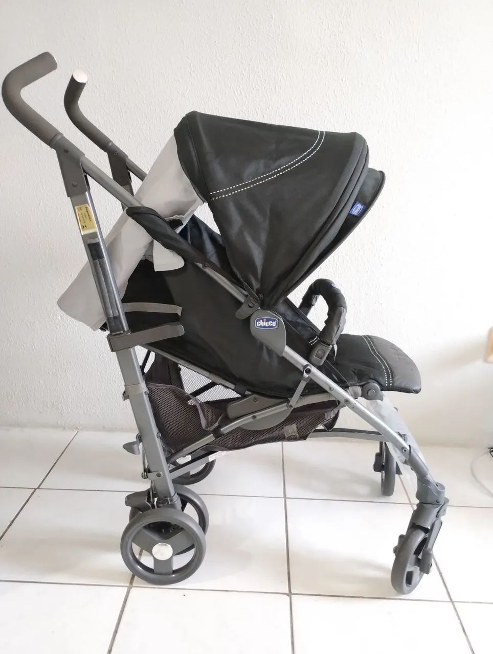 Carrinho de bebê Chicco Liteway 3 Jec Black<br><br> - Foto 3
