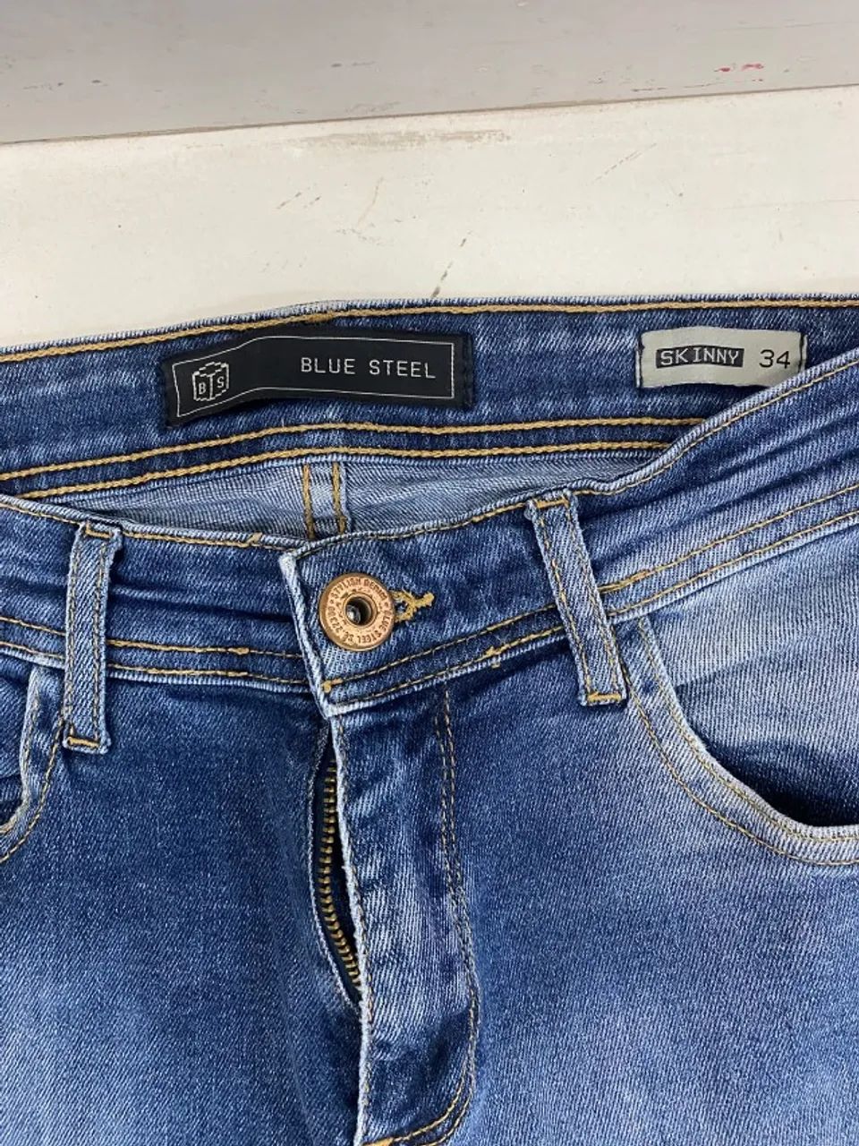 CALÇA SKINY BLUESTEEL TAM 34 - Foto 2