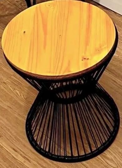 Conjunto Varanda Gourmet 2 Cadeiras Tropicália e Mesa Ampulheta - Foto 2