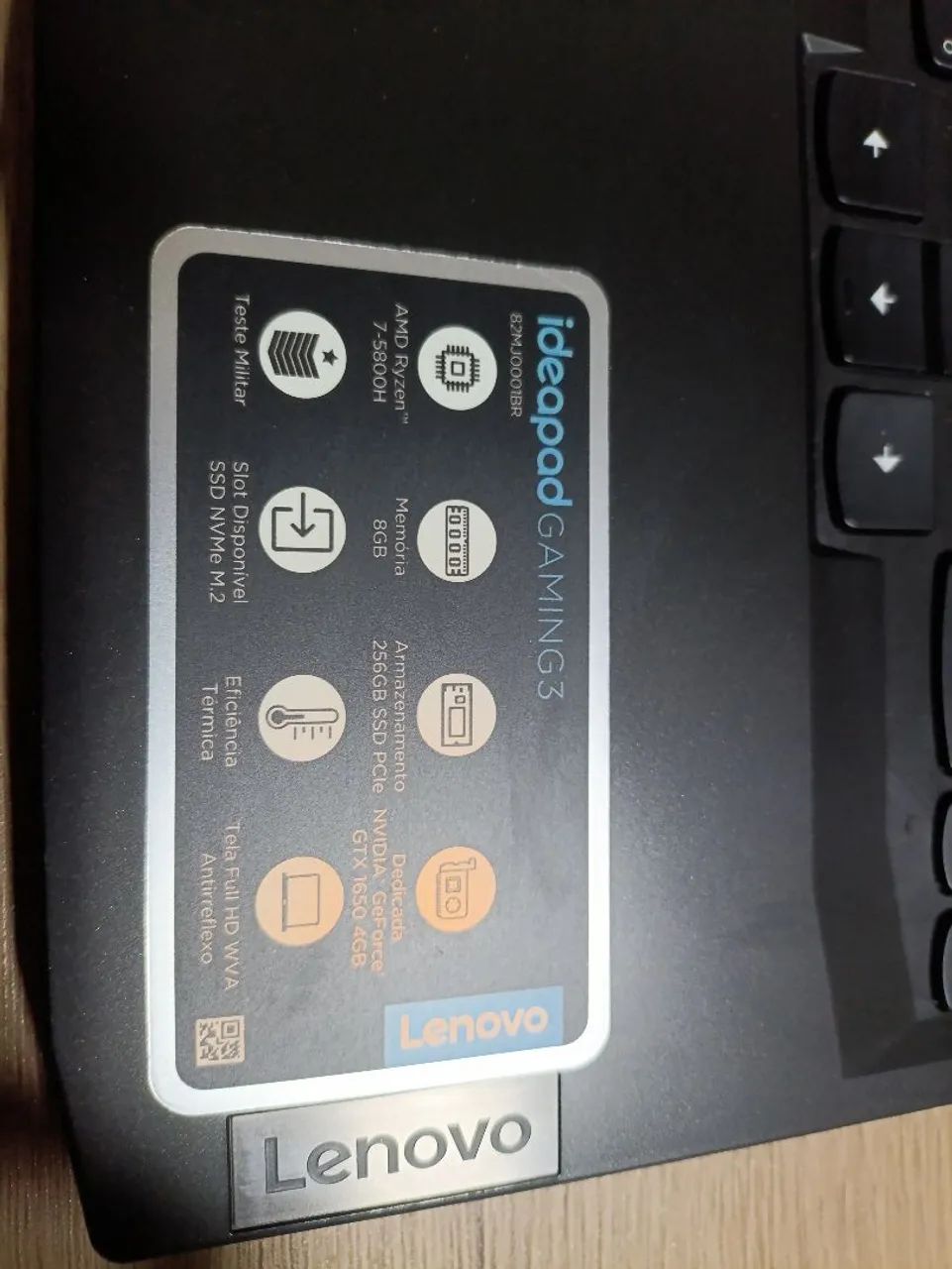 Notebook gamer ryzen 7 5800h gtx 1650 - Foto 3