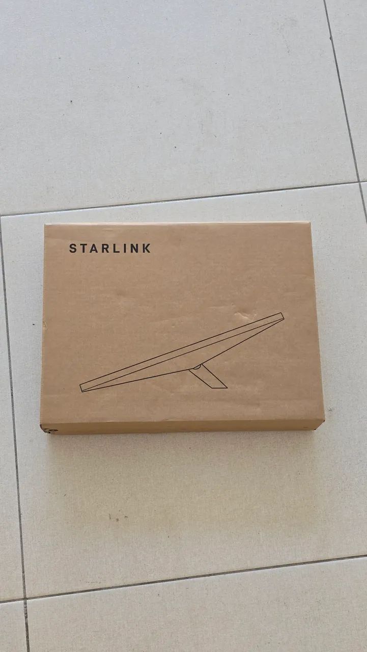 Starlink lacrada nova sem uso