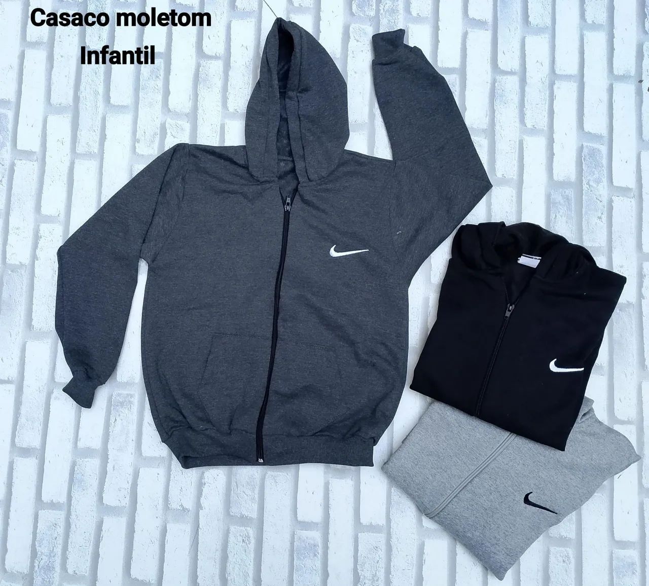 blusão moleton com capuz do p ao gg