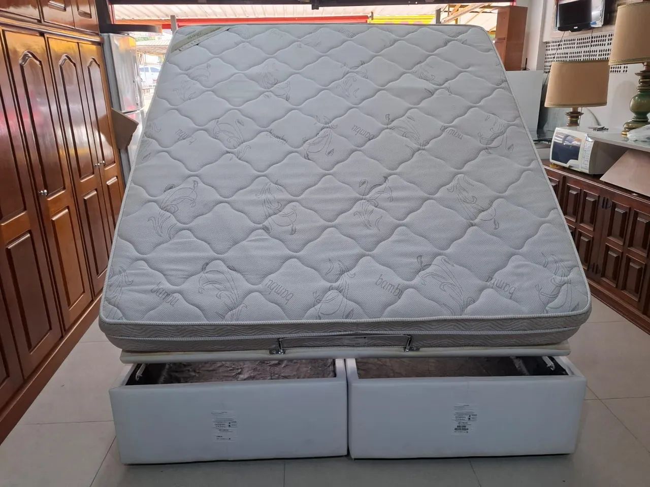 Cama box super king ortobom  Bau  - Foto 2