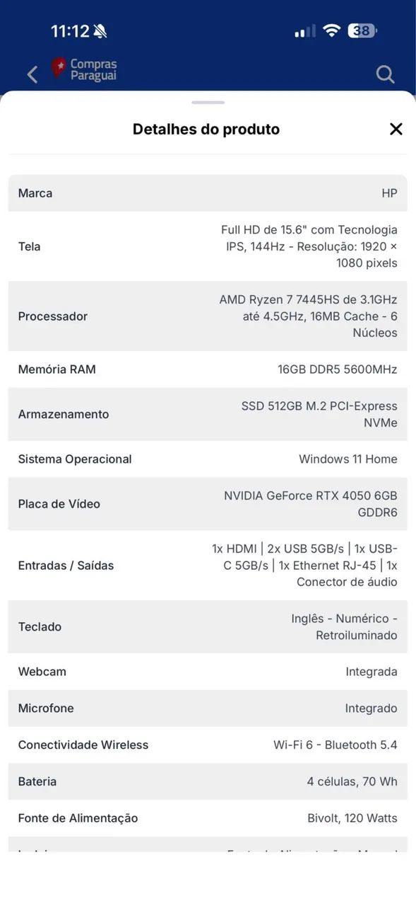 NOTEBOOK HP VICTUS 15  - Foto 3