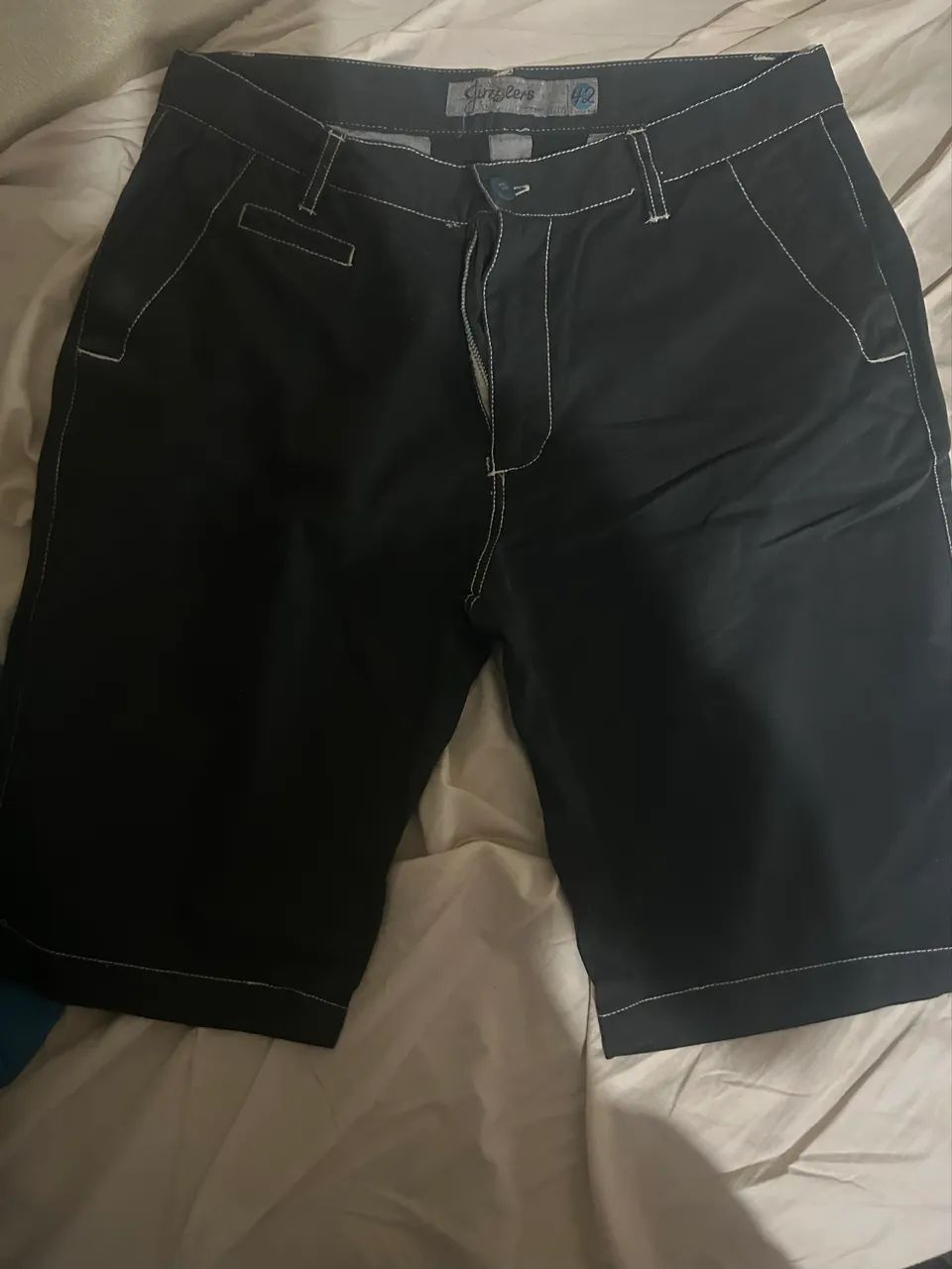 bermuda social chino, verde militar, Nova.