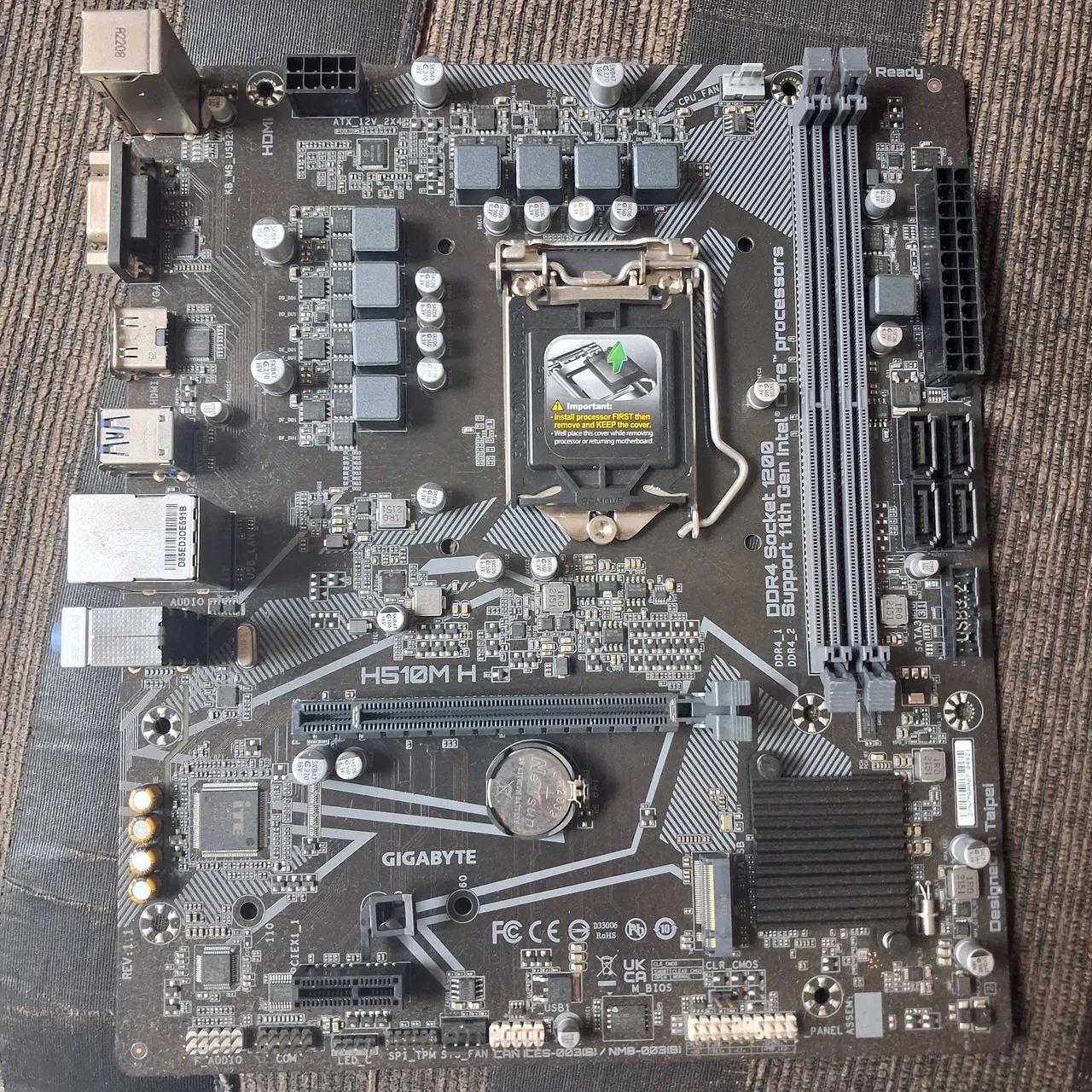 Placa h510m h com defeito 