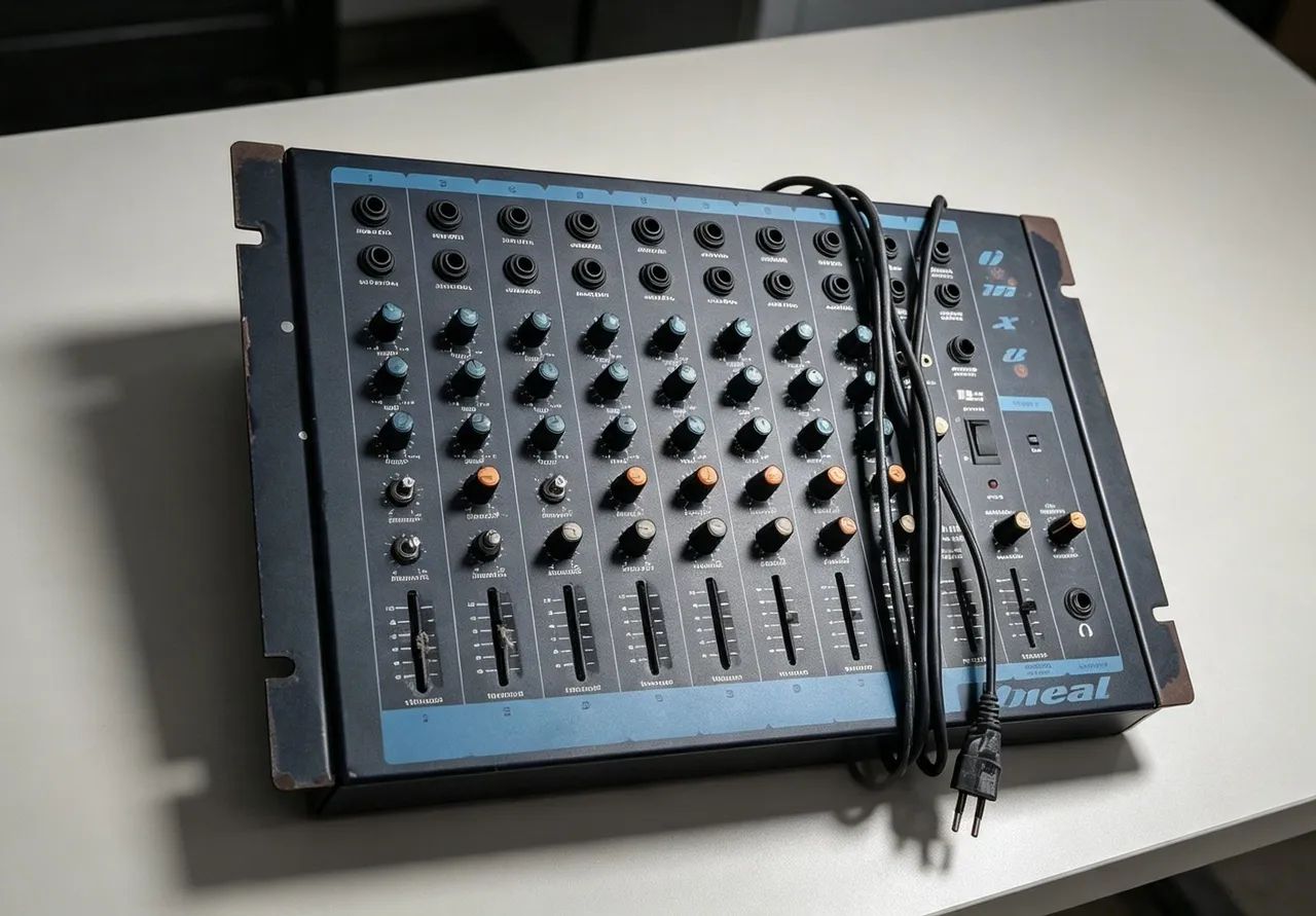 Mesa de Som Oneal OMX 6 Canais FUNCIONANDO- ACEITO PROPOSTA 
