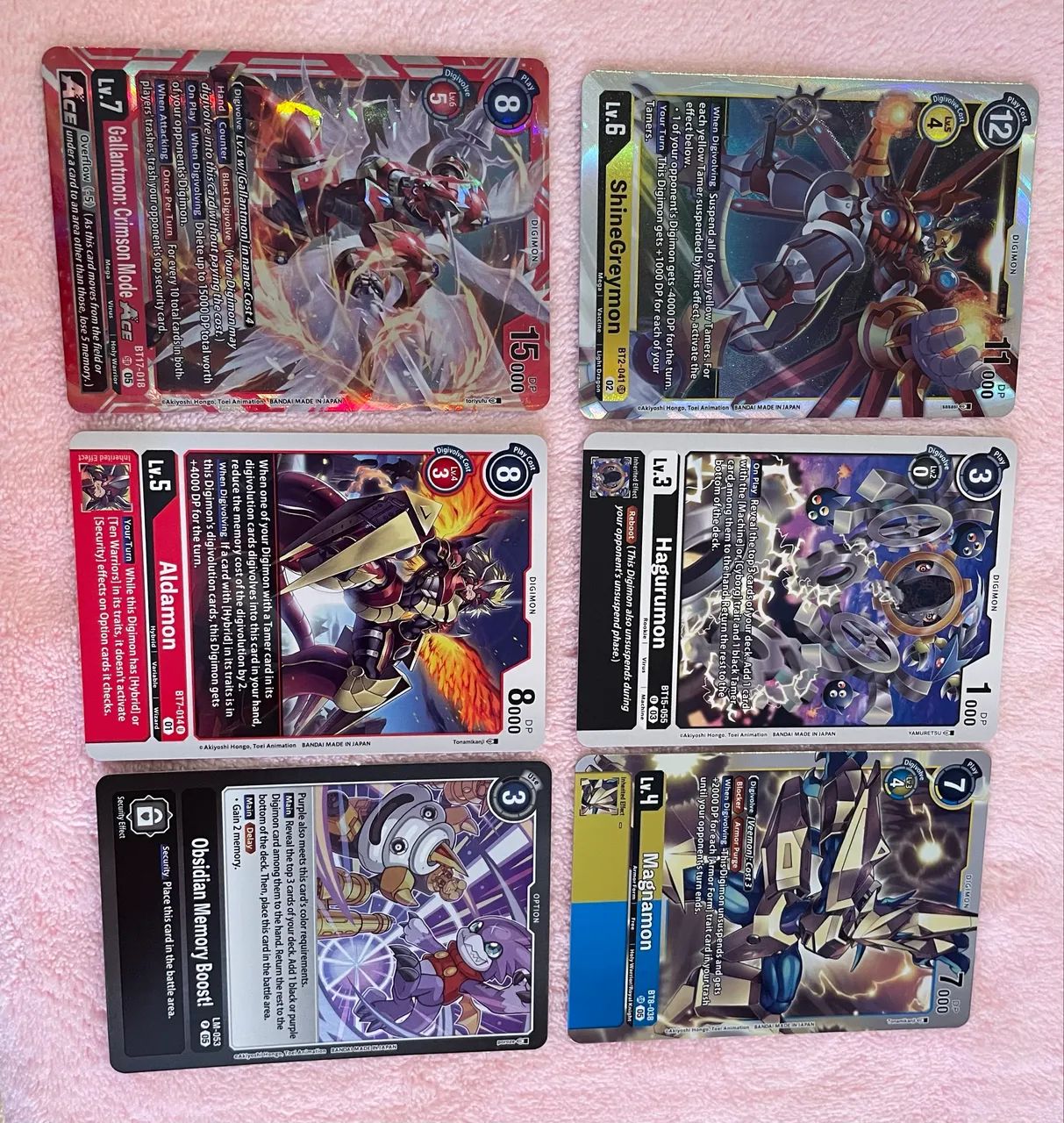 Digimon TCG set com 6 cartas - Foto 3