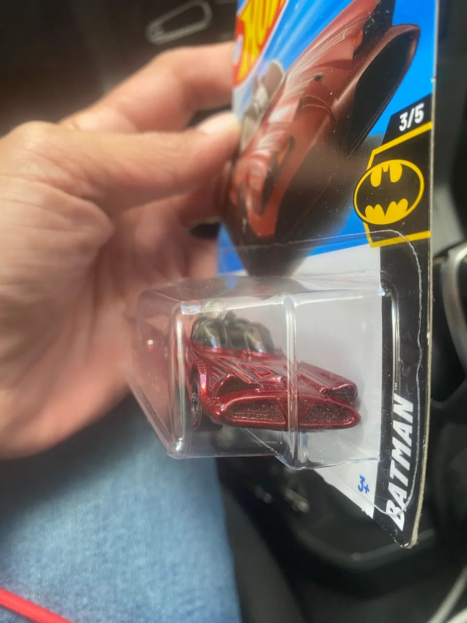 Hot wheels batmóvel vermelho - Foto 2