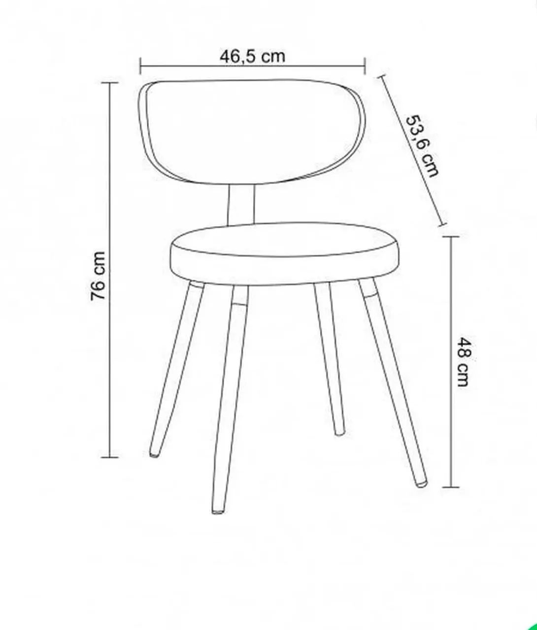 2 Cadeiras para sala de jantar Toscana Rivatti usada  - Foto 5