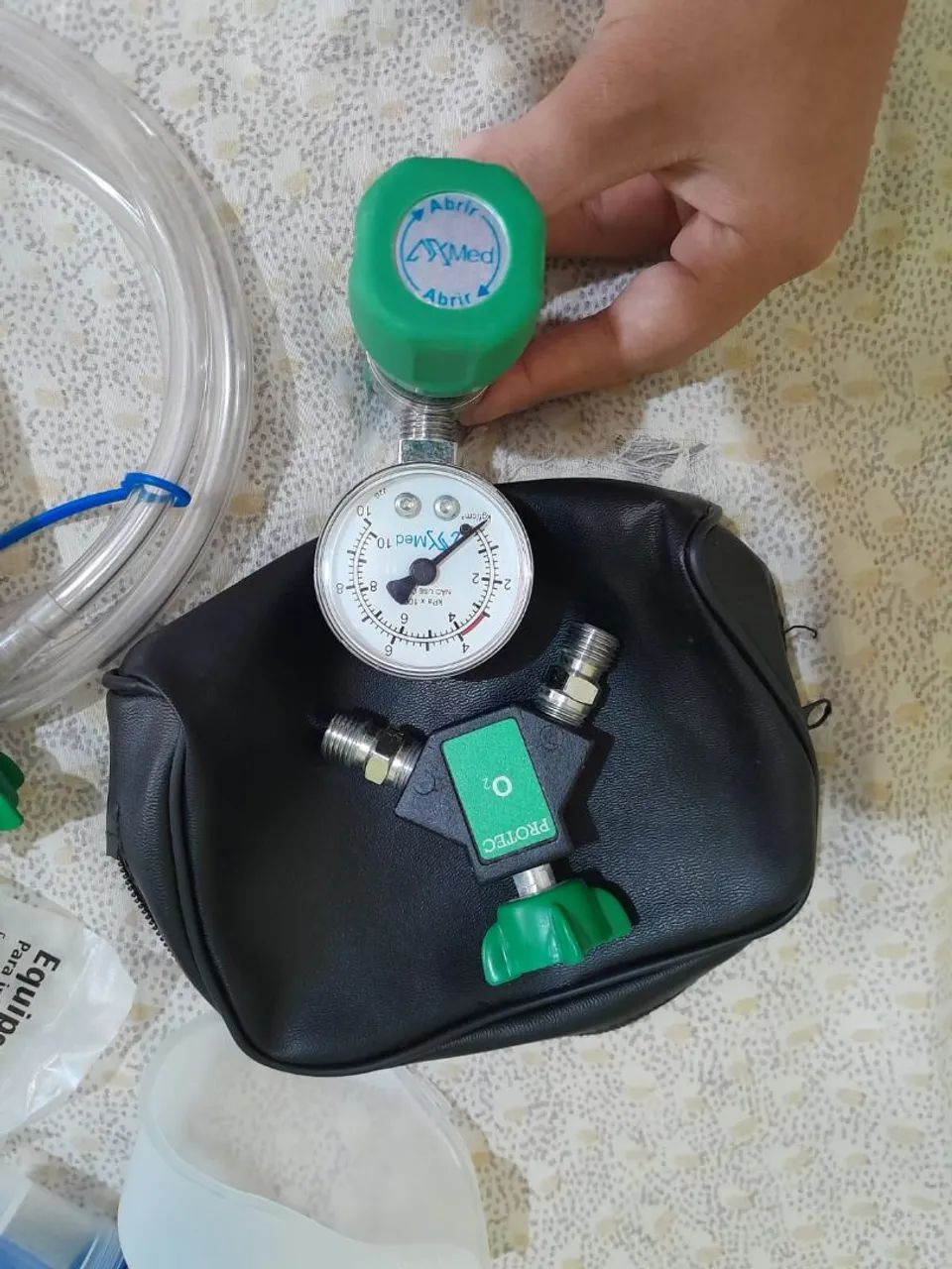 FLUXÔMETRO DE OXIGENIO + MATERIAIS - Foto 2