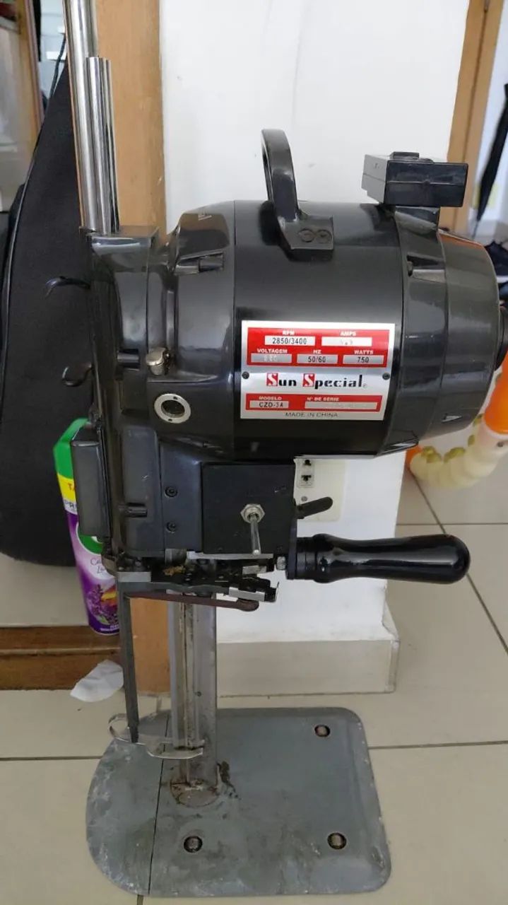 Máquina Corte Tecido10 Polegadas Preta 750w 220v Sun Special<br>