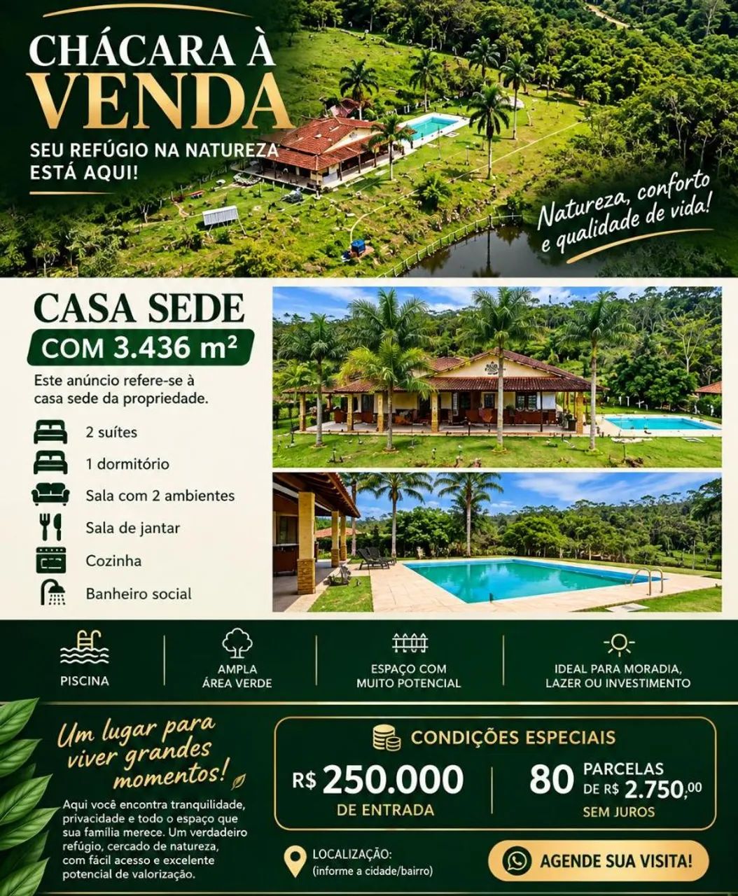 Excelente Propriedade! Realize seu Sonho 