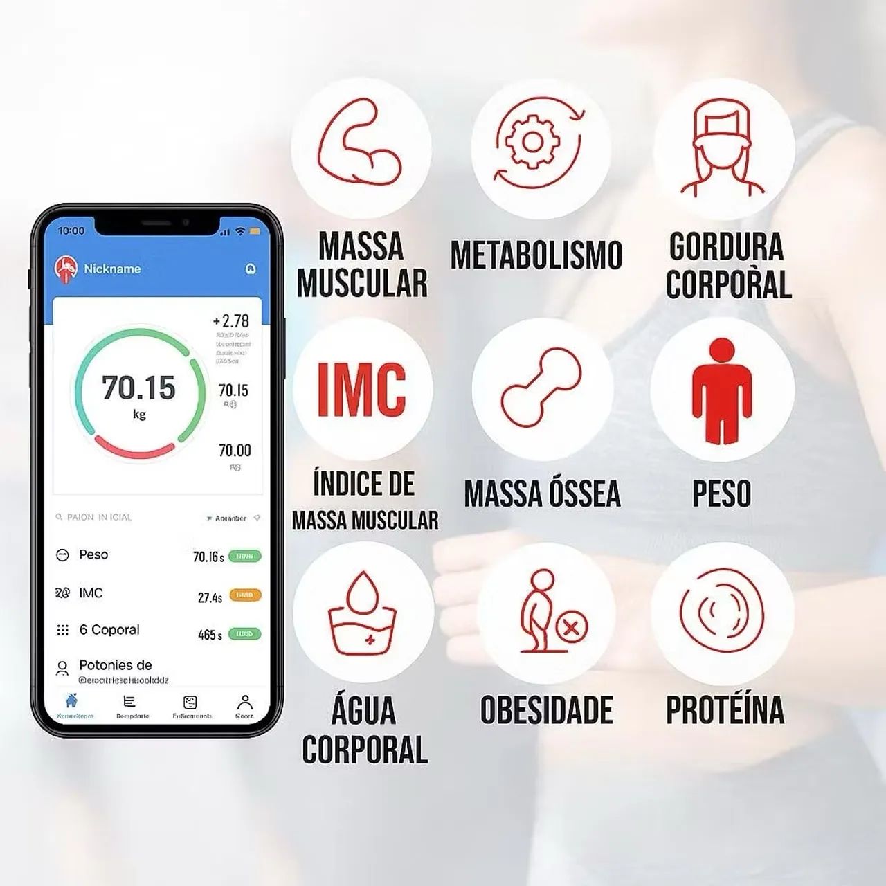 Balança digital vidro - Foto 4