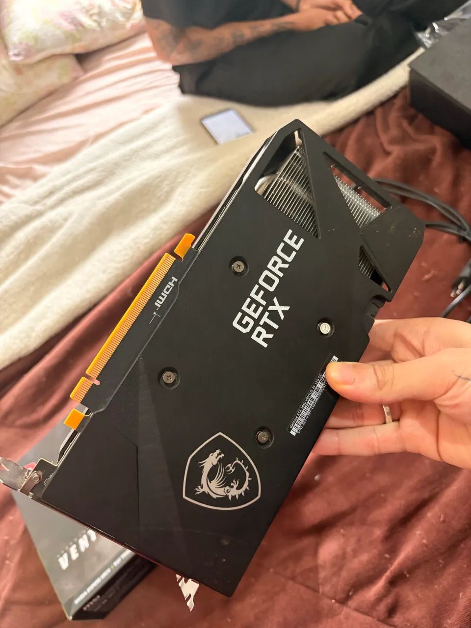 PLACA DE VÍDEO MSI GEFORCE RTX 3060 VENTUS 2X 12GB - Foto 2
