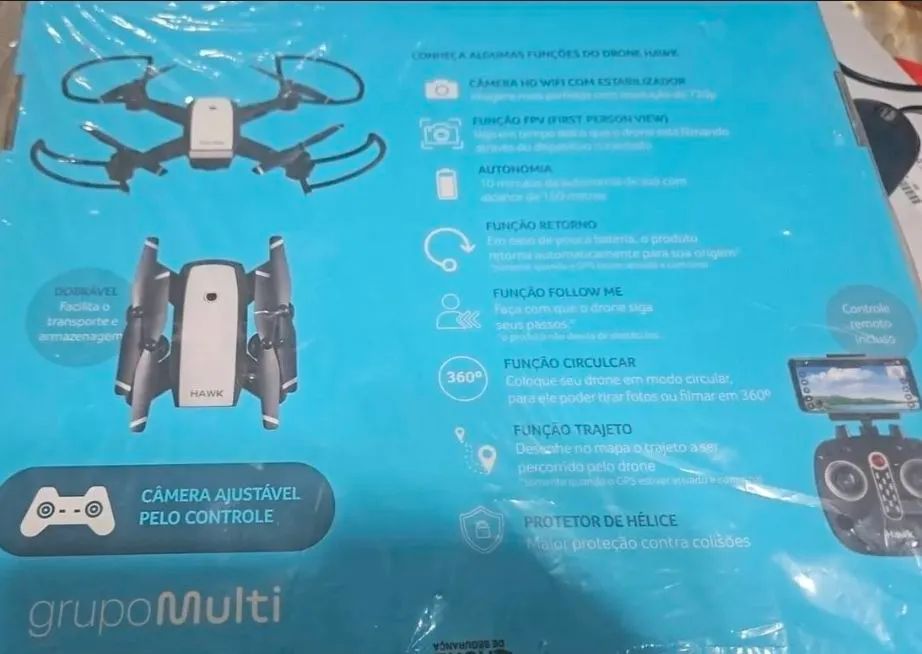 Drone Multilaser Hawk GPS - Novo e lacrado.  - Foto 5